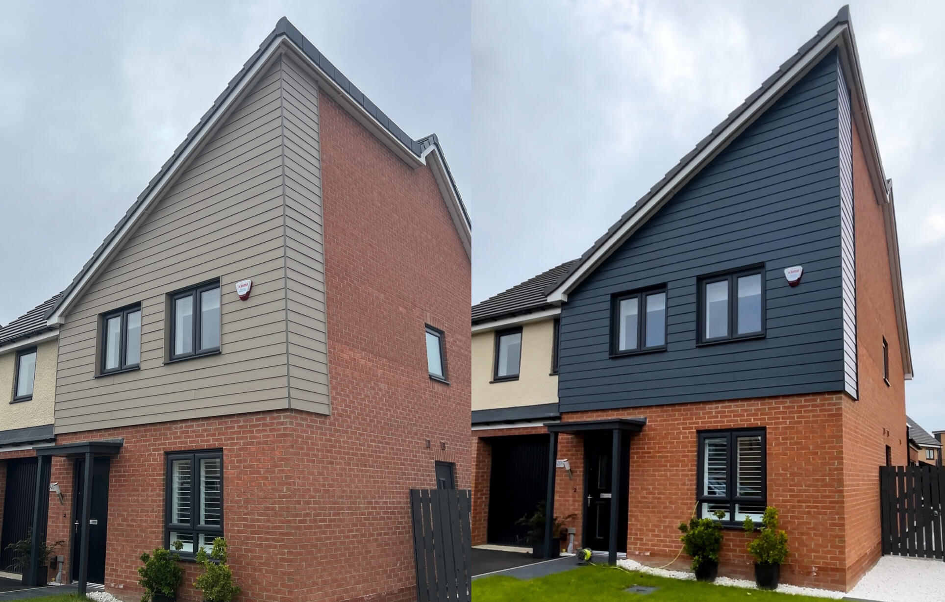 Shop Front Paint Spraying Cladding Paint Spraying Newcastle